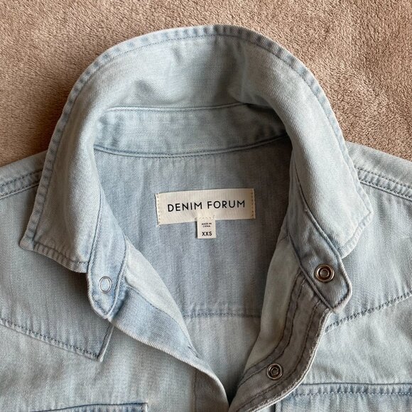NWOT Aritzia Denim Forum Niah Shirt - Picture 8 of 13